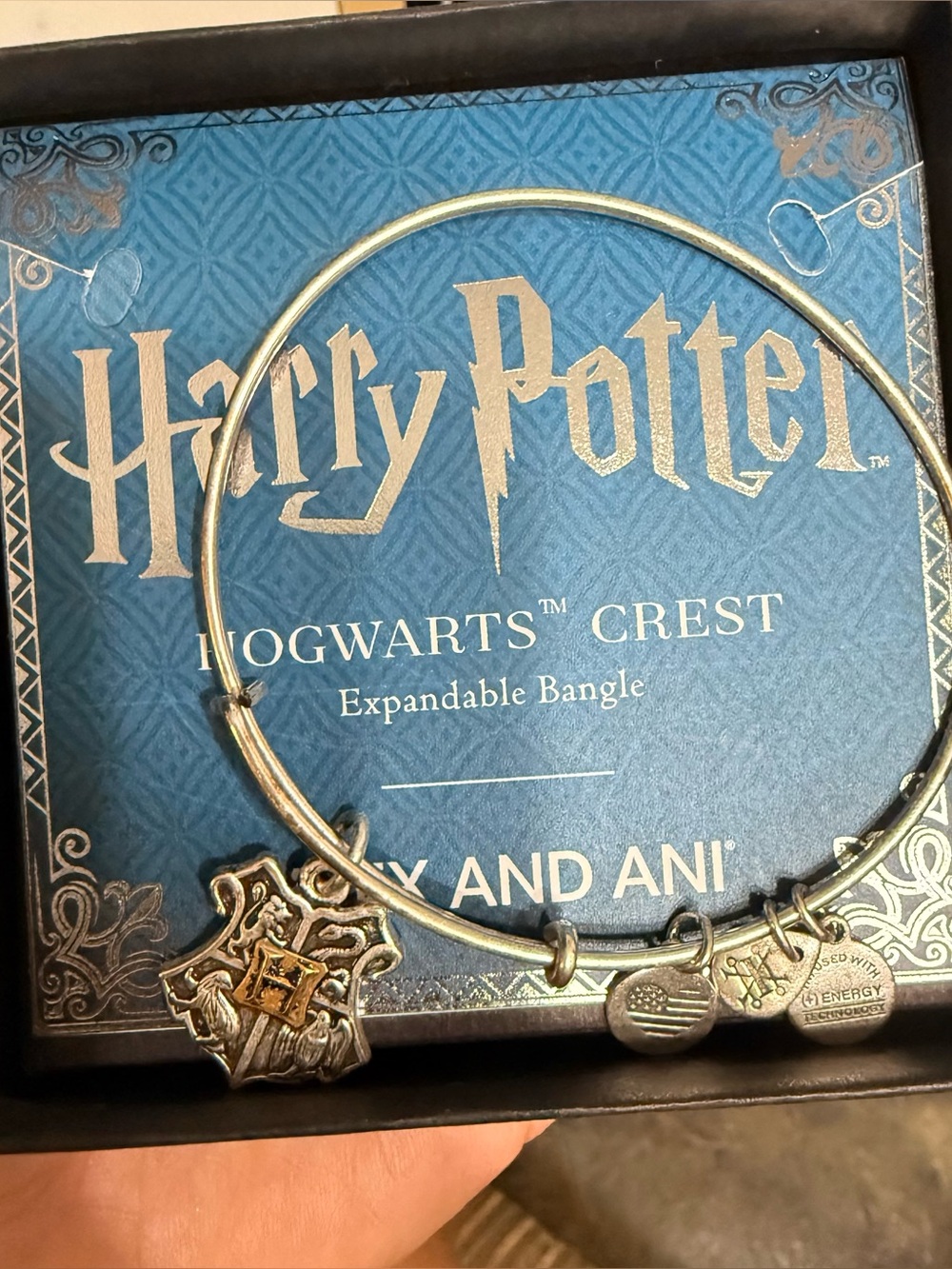 Alex and Ani "Hogwarts Crest" Harry Potter Charm Bracelet